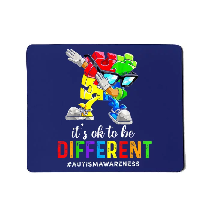 Autism Awareness Acceptance Boy Its Ok To Be Different Mousepad