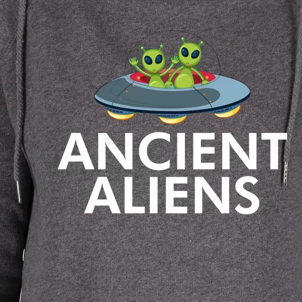 Ancient Aliens Womens Funnel Neck Pullover Hood