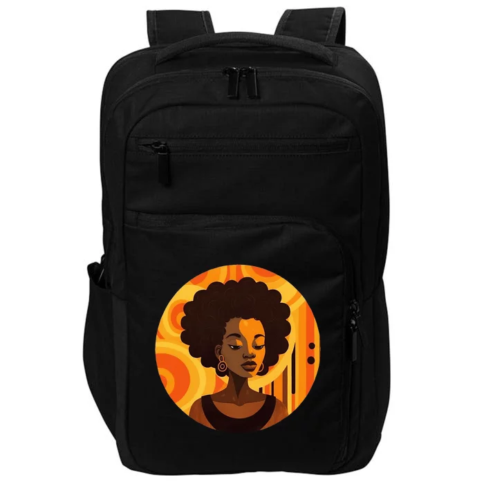 Afrocentric African American designs Impact Tech Backpack