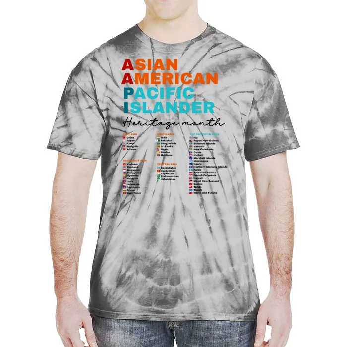 Aapi Asian American And Pacific Islander Heritage Month 2024 Tie-Dye T-Shirt