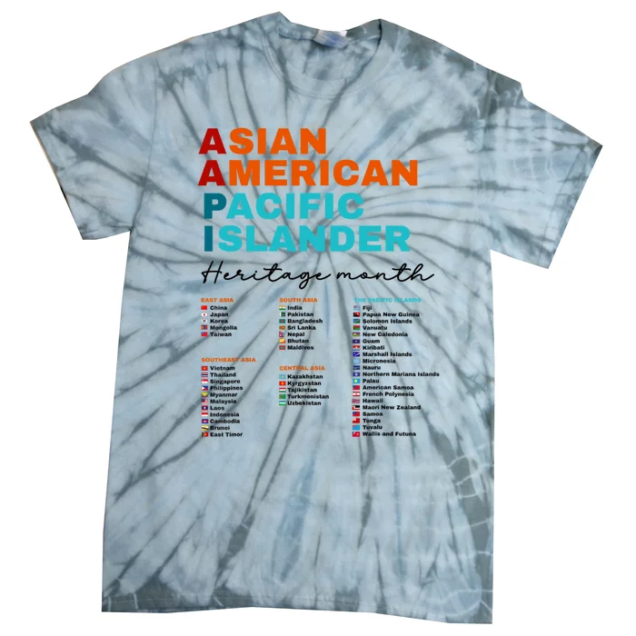 Aapi Asian American And Pacific Islander Heritage Month 2024 Tie-Dye T-Shirt