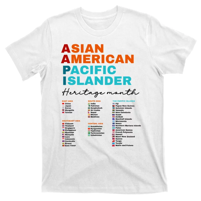 Aapi Asian American And Pacific Islander Heritage Month 2024 T-Shirt