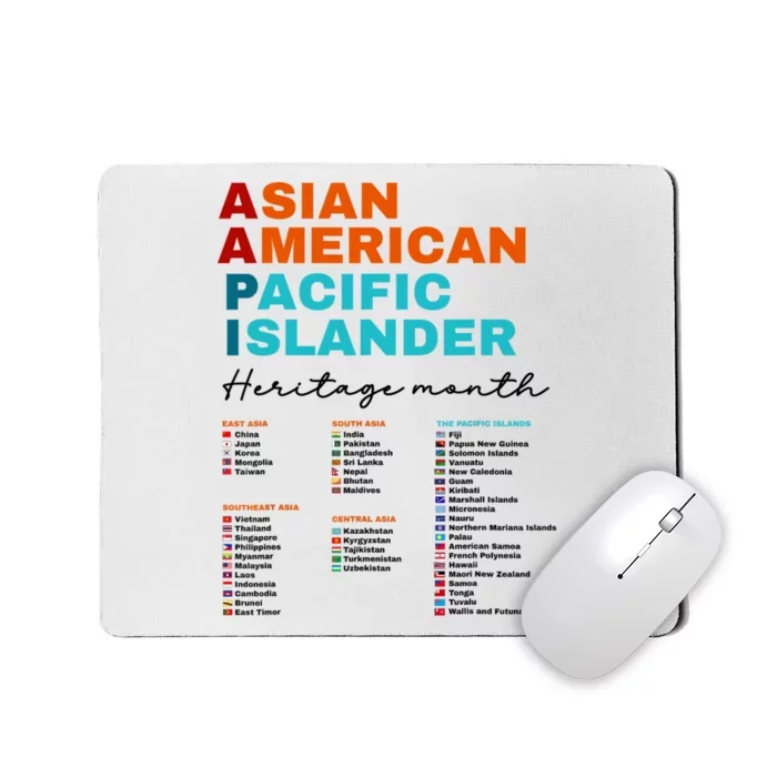 Aapi Asian American And Pacific Islander Heritage Month 2024 Mousepad