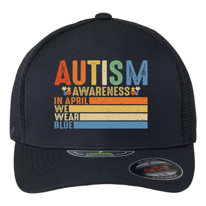 AUTISM AWARENESS Acceptance  Its Ok To Be Different Flexfit Unipanel Trucker Cap