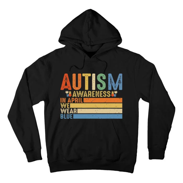 AUTISM AWARENESS Acceptance  Its Ok To Be Different Tall Hoodie