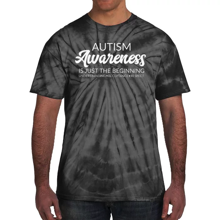 Autism Awareness Advocate Acceptance Understanding Tie-Dye T-Shirt