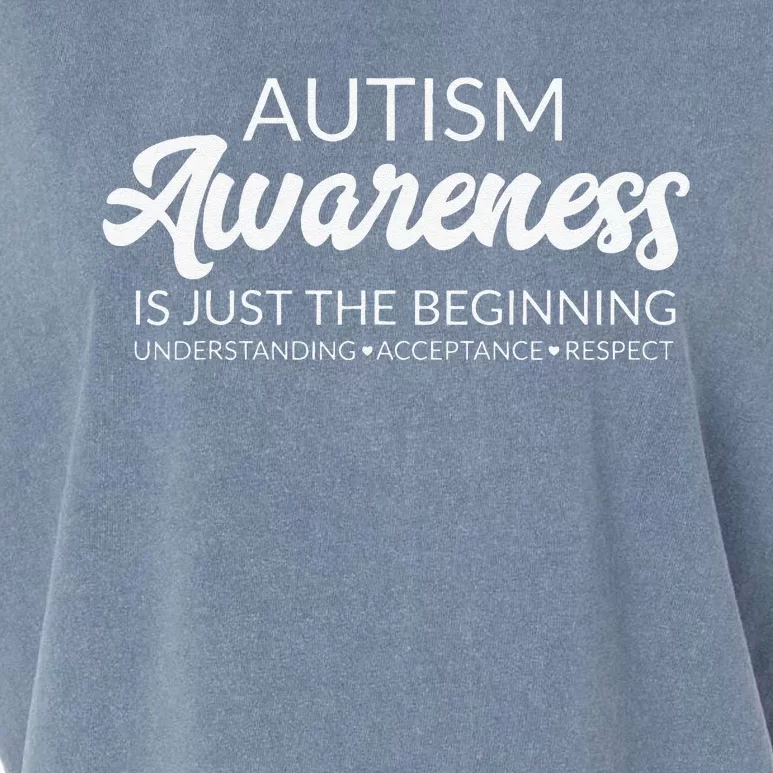 Autism Awareness Advocate Acceptance Understanding Garment-Dyed Women's Muscle Tee