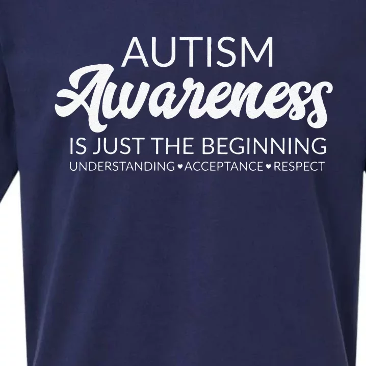 Autism Awareness Advocate Acceptance Understanding Sueded Cloud Jersey T-Shirt