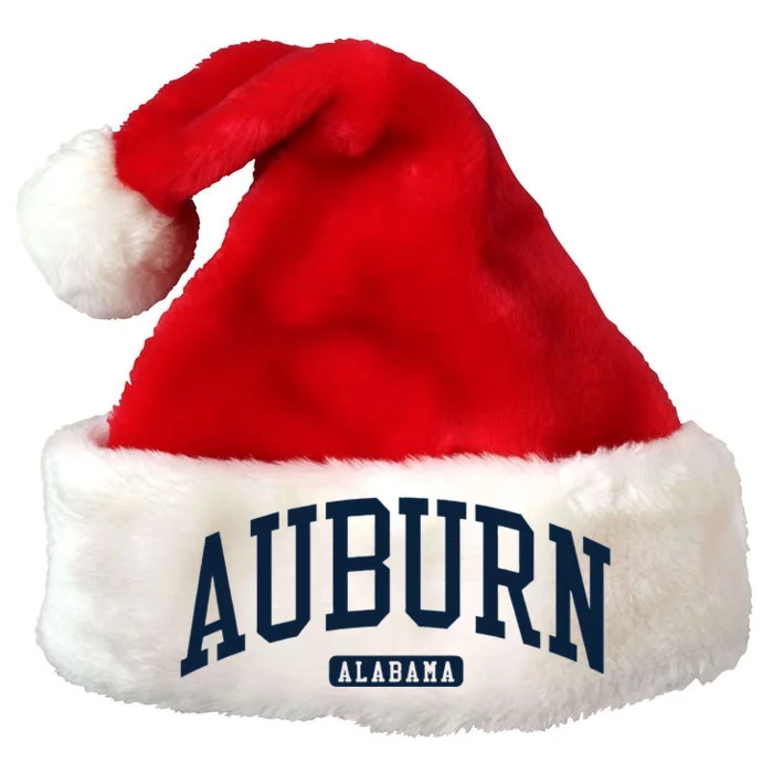 Auburn Alabama AL College University Style Navy Premium Christmas Santa Hat