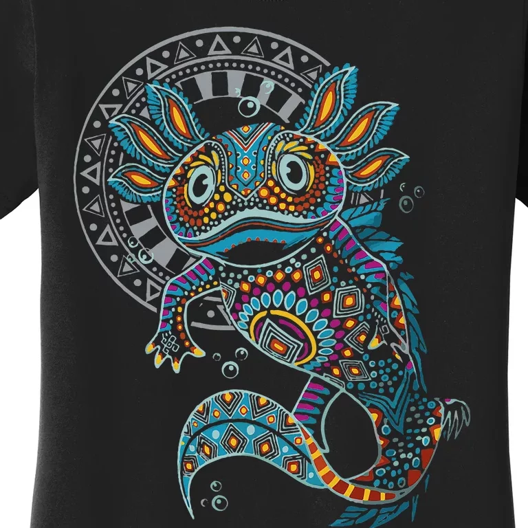 Axolotl Art Aztec Mexico Mexican Women's T-Shirt