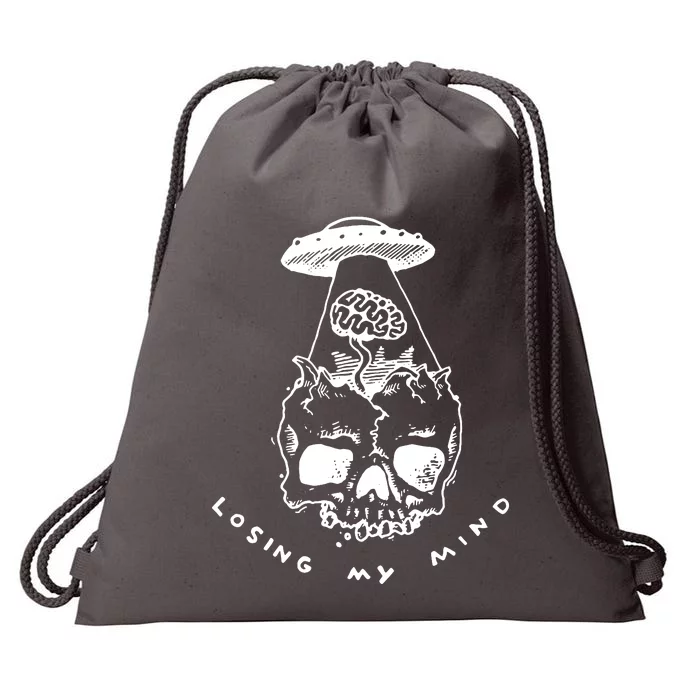 Alien Abduction Drawstring Bag