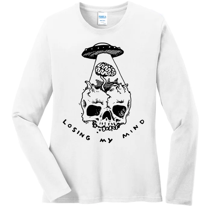 Alien Abduction Ladies Long Sleeve Shirt