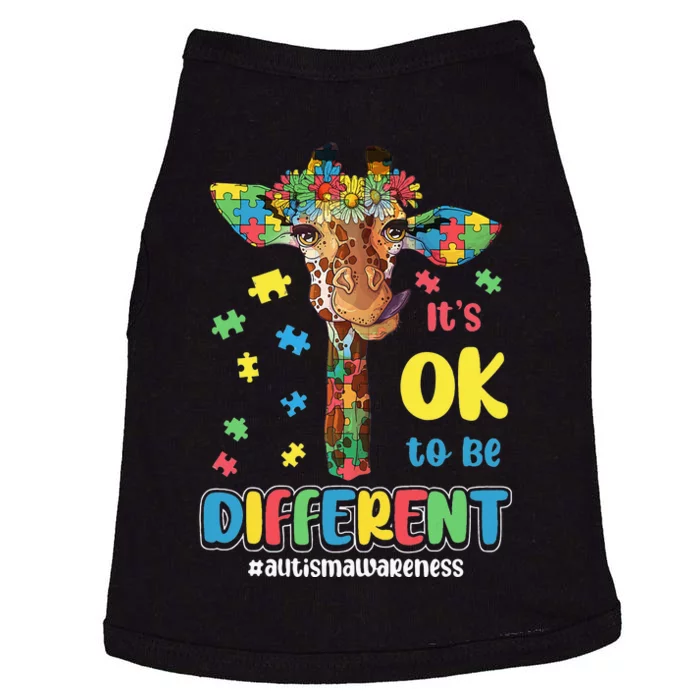 Autism Awareness Acceptance  Its Ok To Be Different Doggie Tank