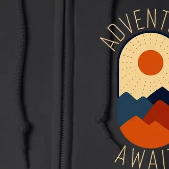 Adventure Awaits Full Zip Hoodie