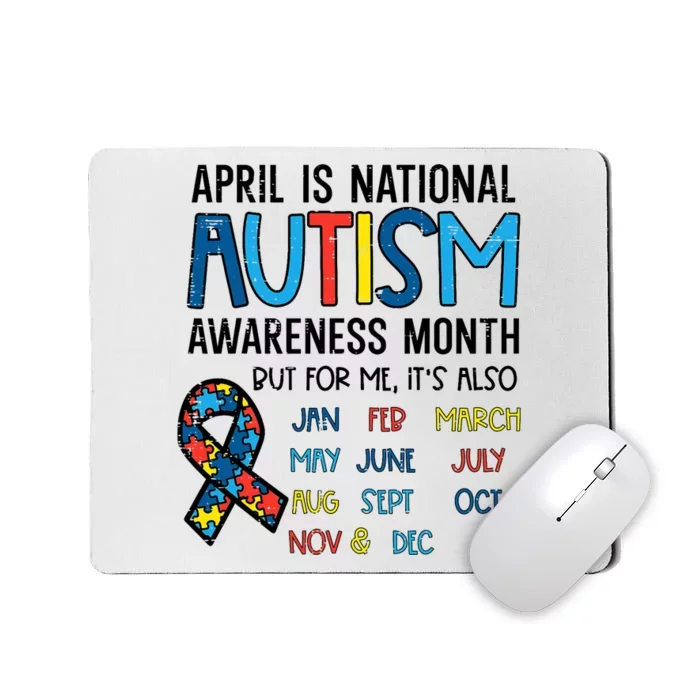 April Autism Awareness Month Acceptance Mousepad