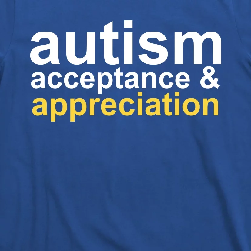 Autism Acceptance And Appreciation T-Shirt