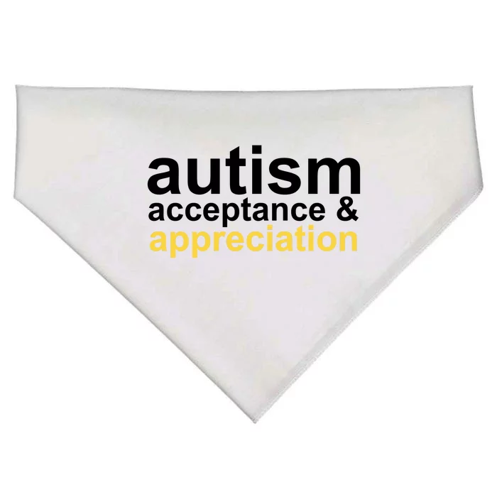 Autism Acceptance And Appreciation USA-Made Doggie Bandana