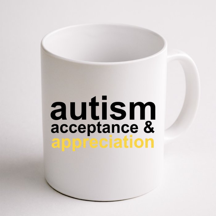 Autism Acceptance And Appreciation Front & Back Coffee Mug