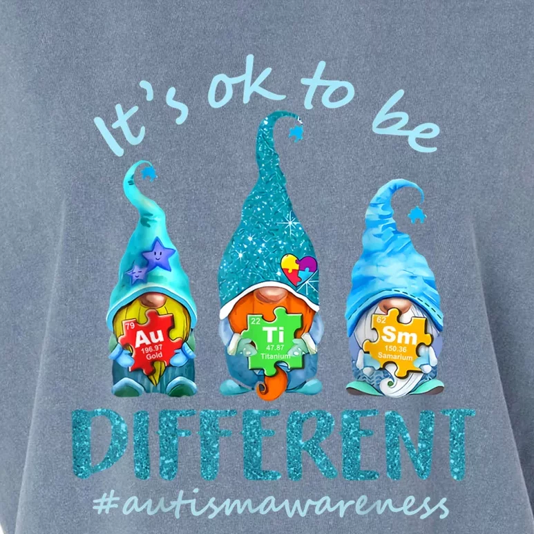 Autism Awareness Acceptance Its Ok To Be Different Cool Gift Garment-Dyed Women's Muscle Tee