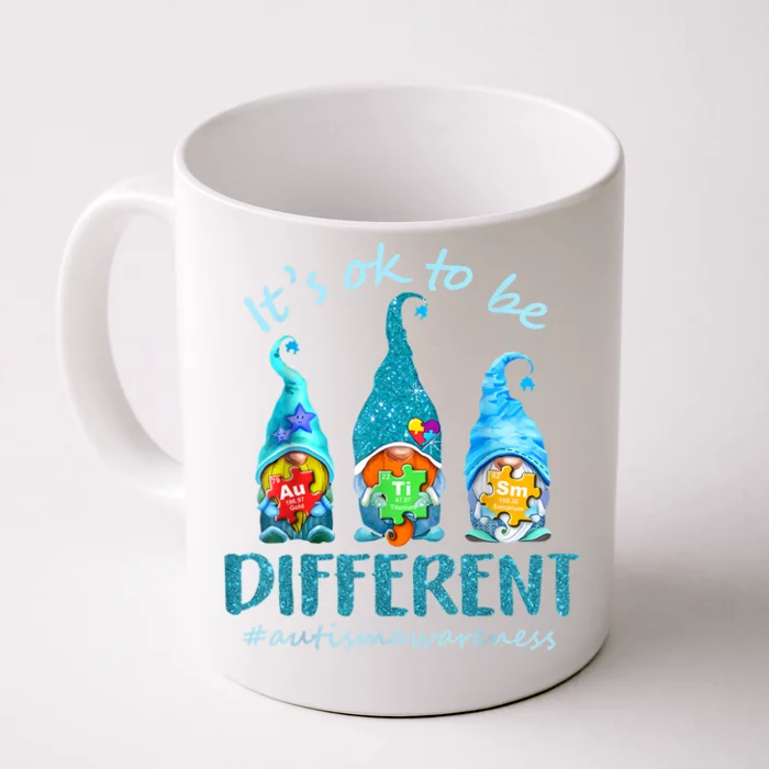 Autism Awareness Acceptance Its Ok To Be Different Cool Gift Front & Back Coffee Mug