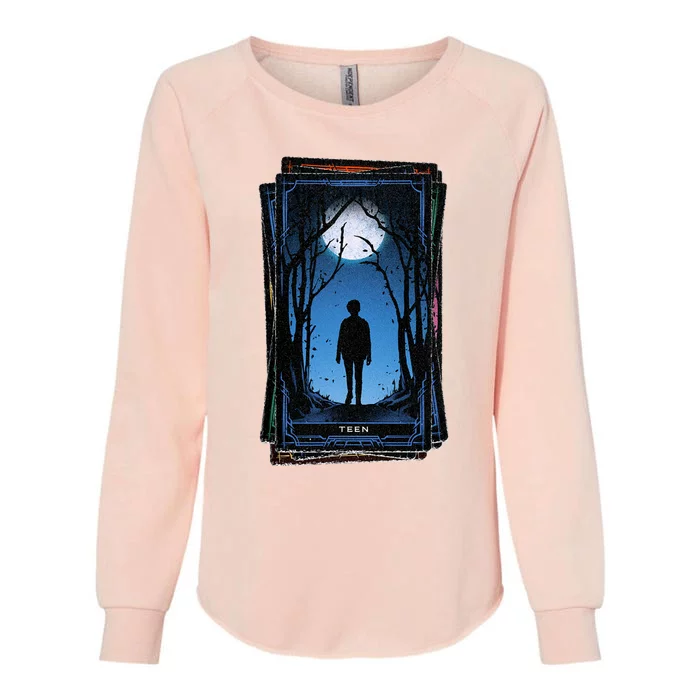 Agatha All Along + Teen Tarot Card Womens California Wash Sweatshirt