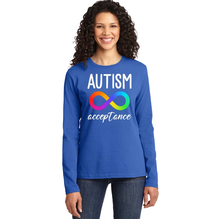 Autism Acceptance Awareness Ladies Long Sleeve Shirt