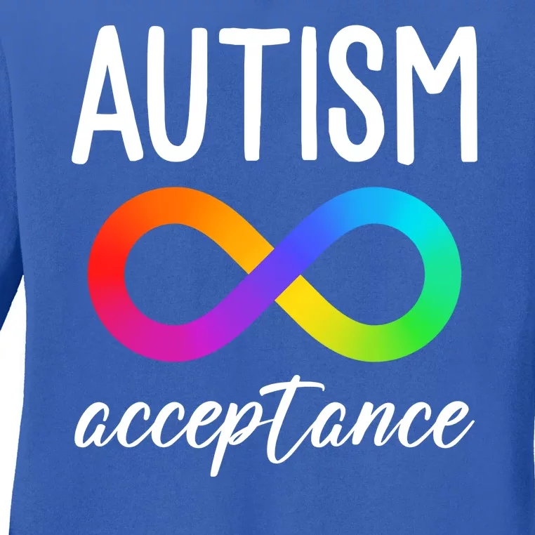 Autism Acceptance Awareness Ladies Long Sleeve Shirt