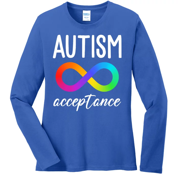 Autism Acceptance Awareness Ladies Long Sleeve Shirt