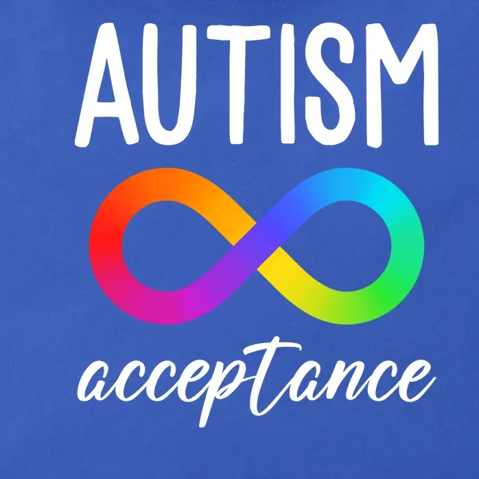 Autism Acceptance Awareness Zip Tote Bag