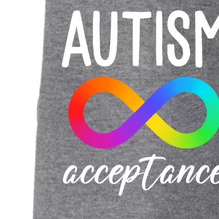 Autism Acceptance Awareness Doggie 3-End Fleece Hoodie