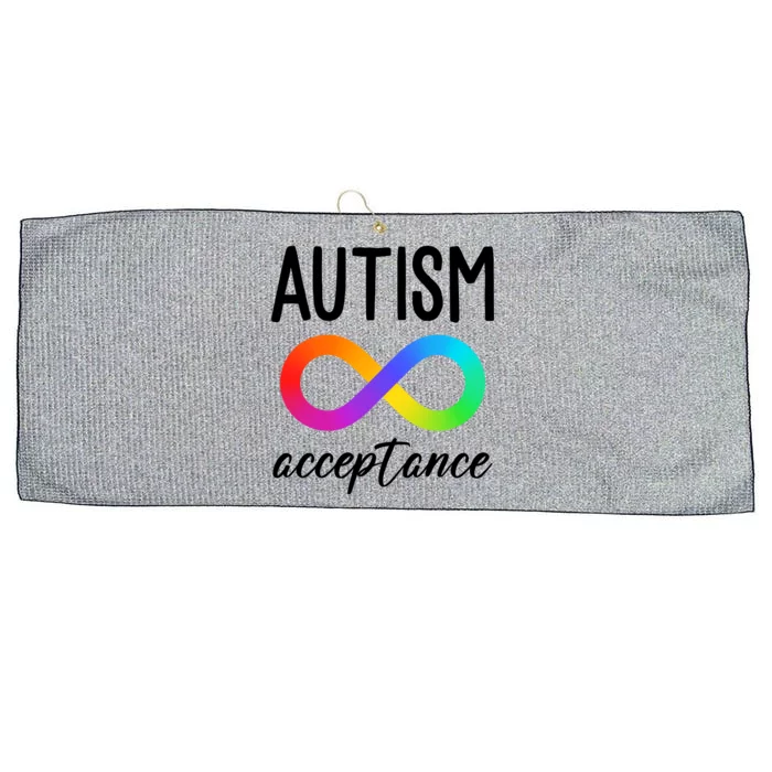 Autism Acceptance Awareness Large Microfiber Waffle Golf Towel