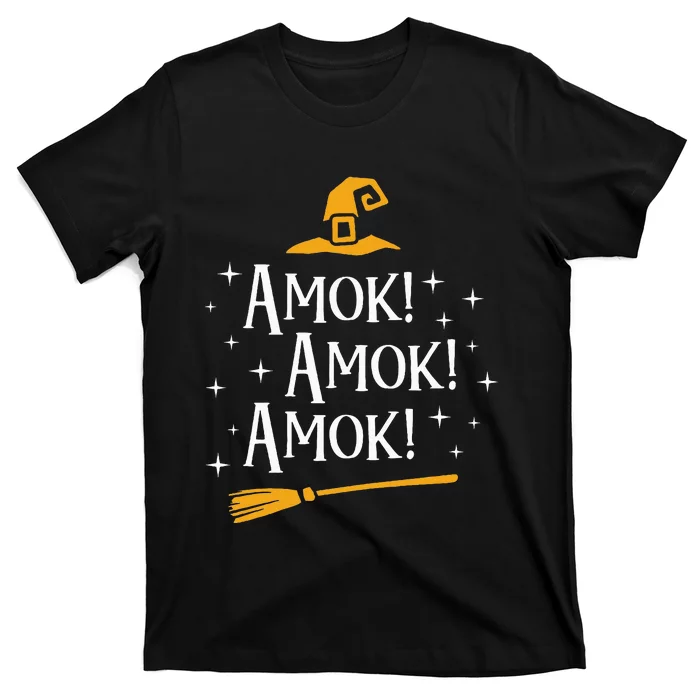 Amok Amok Amok Cute Costume Idea Sisters Halloweens T-Shirt