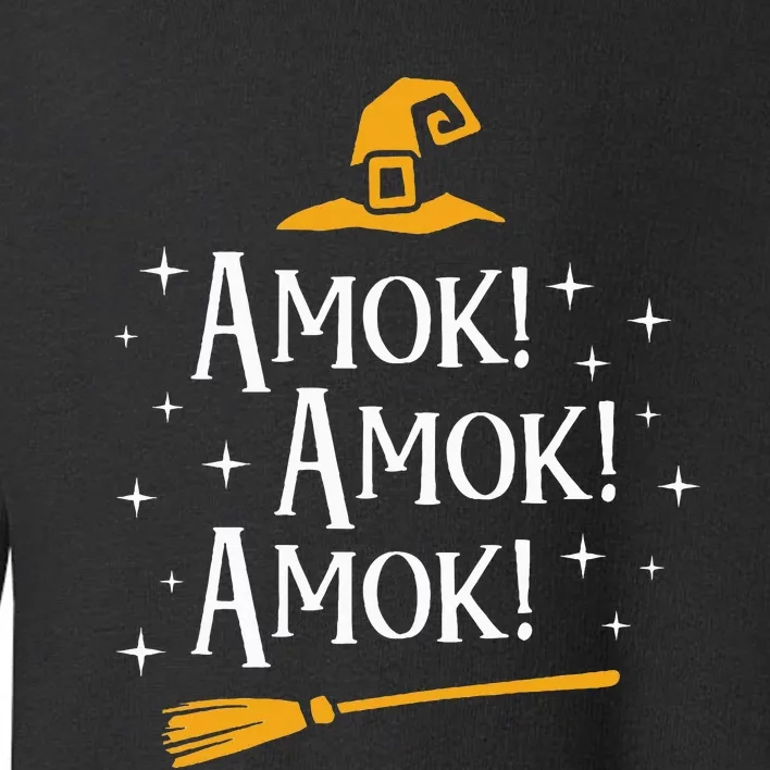 Amok Amok Amok Cute Costume Idea Sisters Halloweens Toddler Sweatshirt