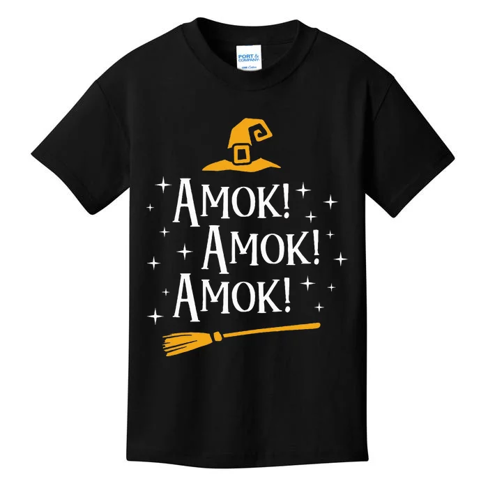 Amok Amok Amok Cute Costume Idea Sisters Halloweens Kids T-Shirt