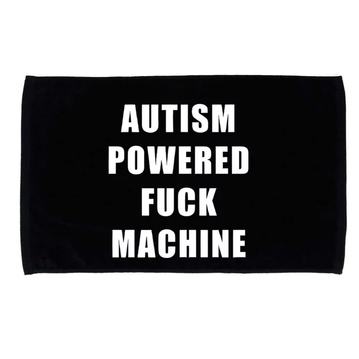 Autism Awareness Autism Powered Fck Machine Microfiber Hand Towel