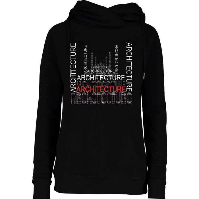 Architect Architecture Womens Funnel Neck Pullover Hood