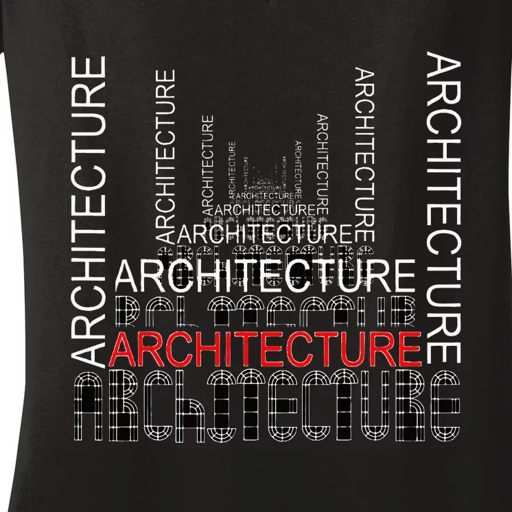 Architect Architecture Women's V-Neck T-Shirt