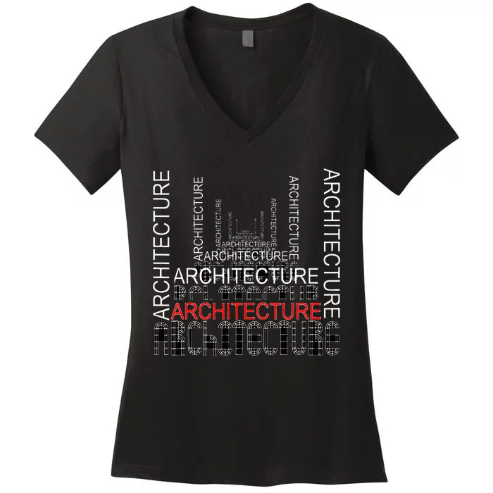 Architect Architecture Women's V-Neck T-Shirt