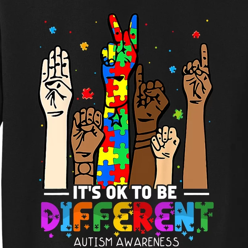 Autism Awareness Acceptance Women Its Ok To Be Different Sweatshirt