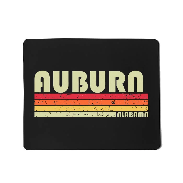 Auburn Al Alabama Funny City Home Roots Gift Retro 70s 80s Mousepad