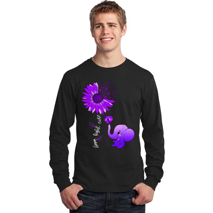 Alzheimers Awareness Tall Long Sleeve T-Shirt