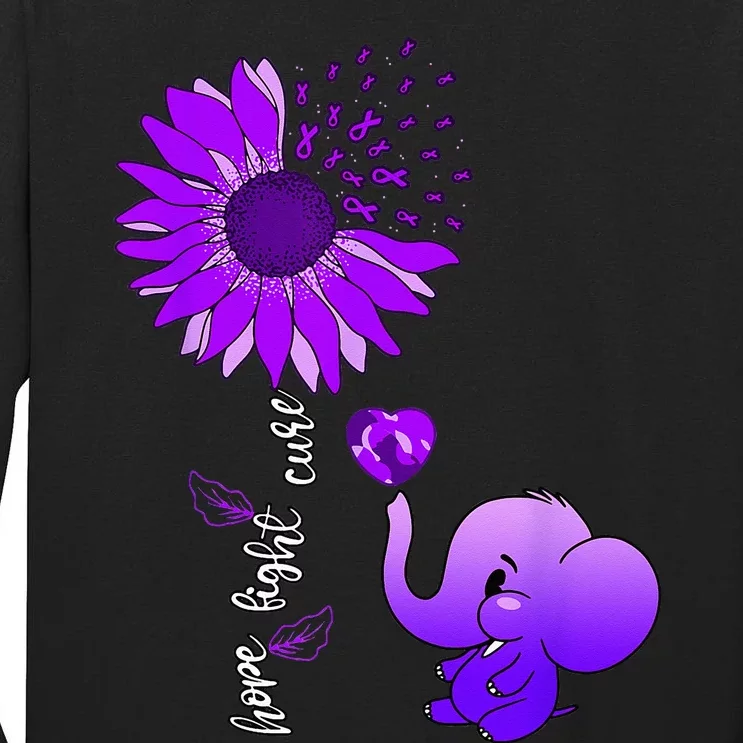 Alzheimers Awareness Tall Long Sleeve T-Shirt