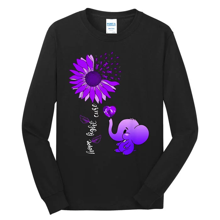 Alzheimers Awareness Tall Long Sleeve T-Shirt