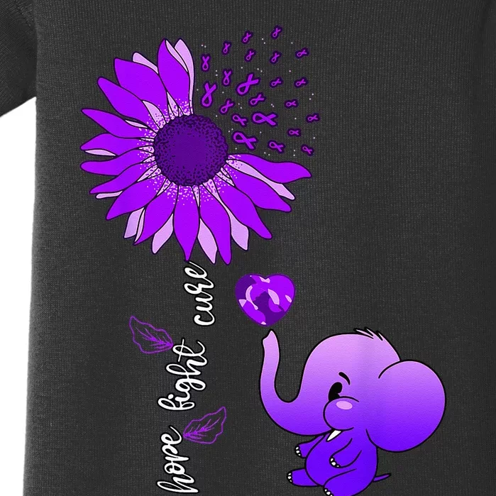 Alzheimers Awareness Baby Bodysuit