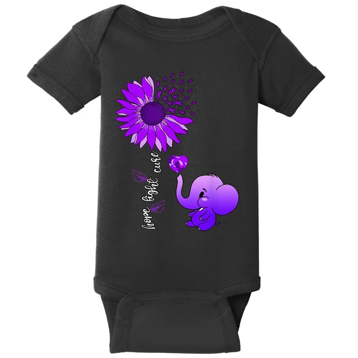 Alzheimers Awareness Baby Bodysuit