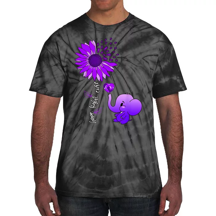 Alzheimers Awareness Tie-Dye T-Shirt