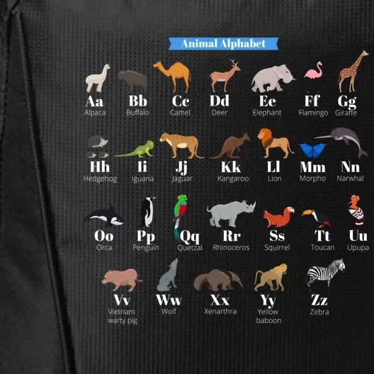 Animal Alphabet City Backpack