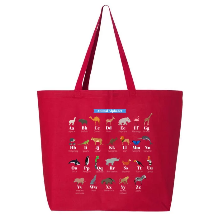 Animal Alphabet 25L Jumbo Tote