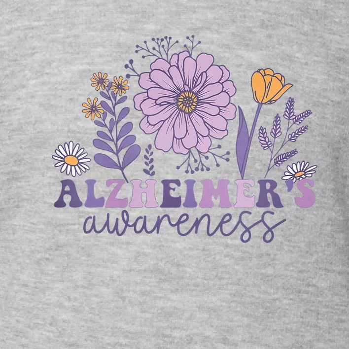 Alzheimer Alzheimers Awareness Dementia Awareness Retro Toddler Sweatshirt