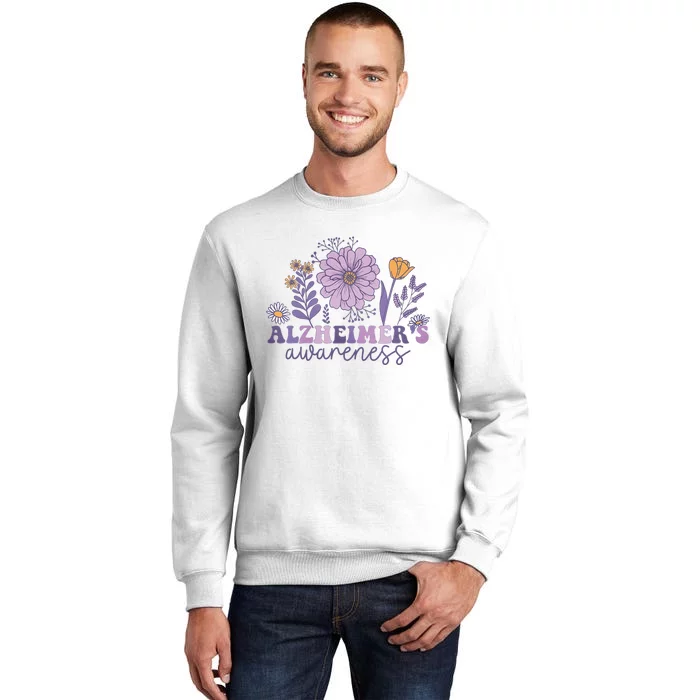 Alzheimer Alzheimers Awareness Dementia Awareness Retro Sweatshirt